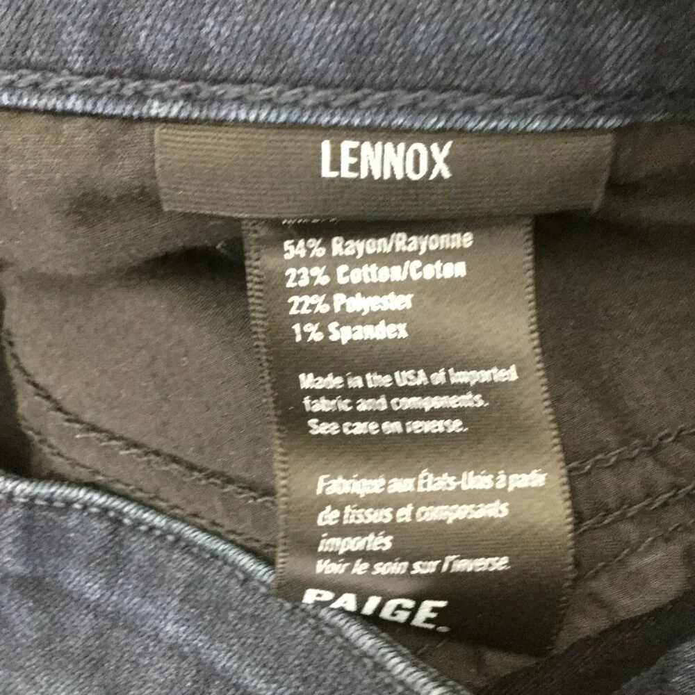 Paige Denim Lennox Slim Jean 28